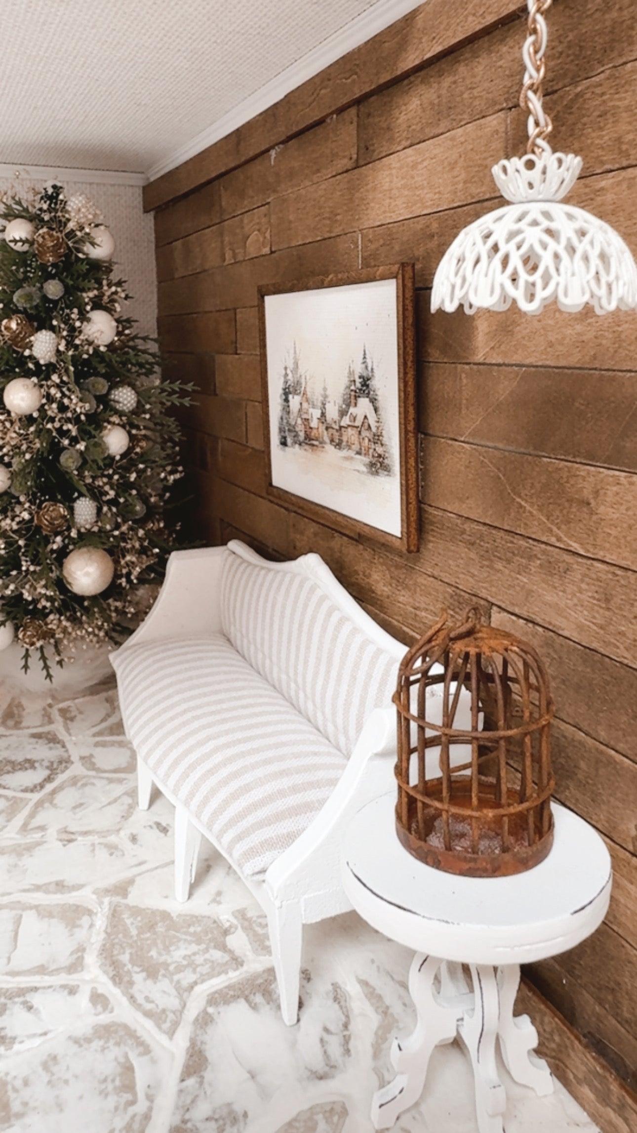 Rusty Birdcage Decor