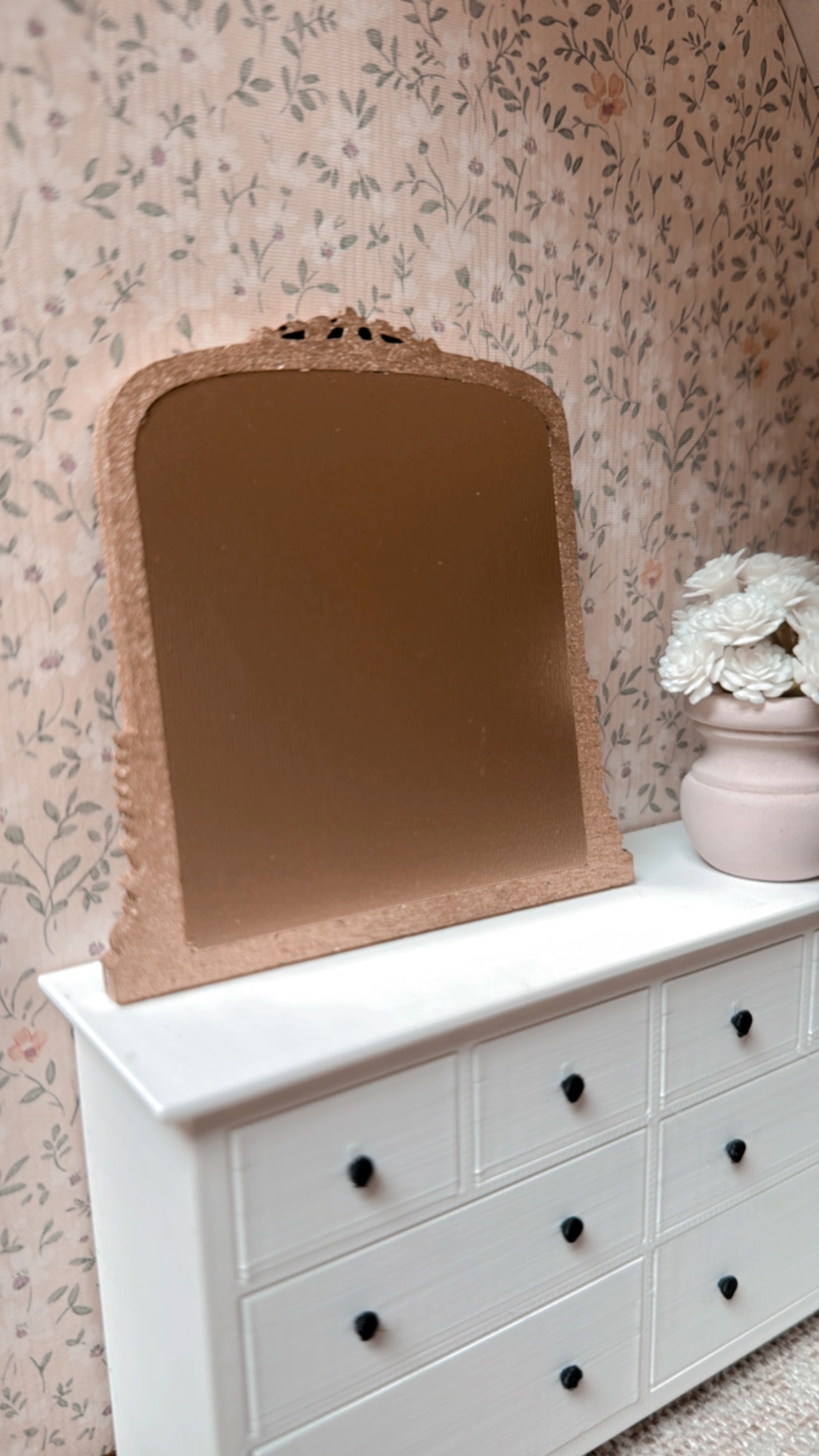 Vintage Inspired Gold Mirror