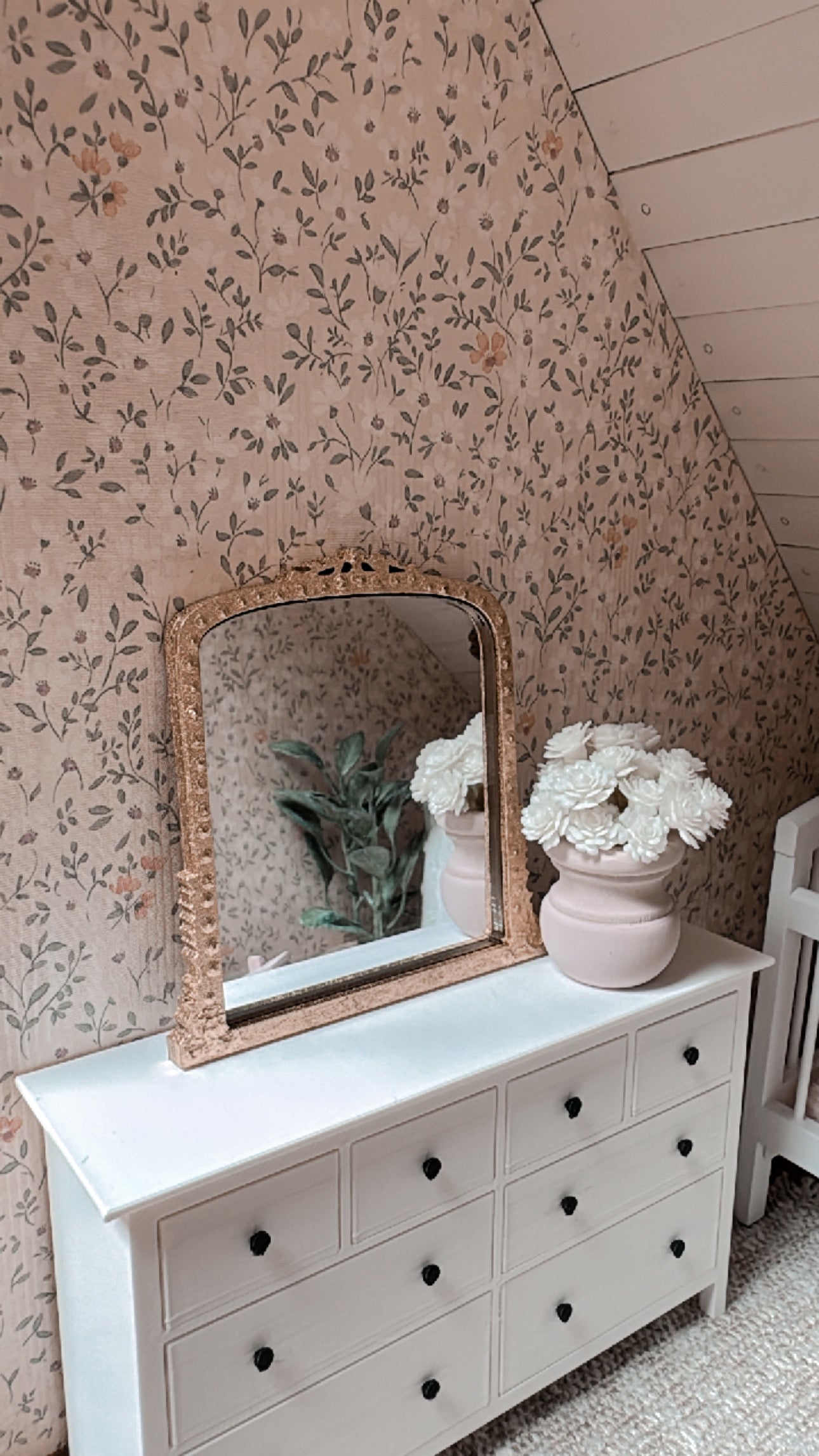 Vintage Inspired Gold Mirror
