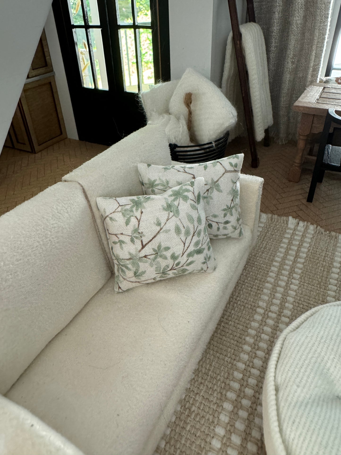 Green Leaves Pillow