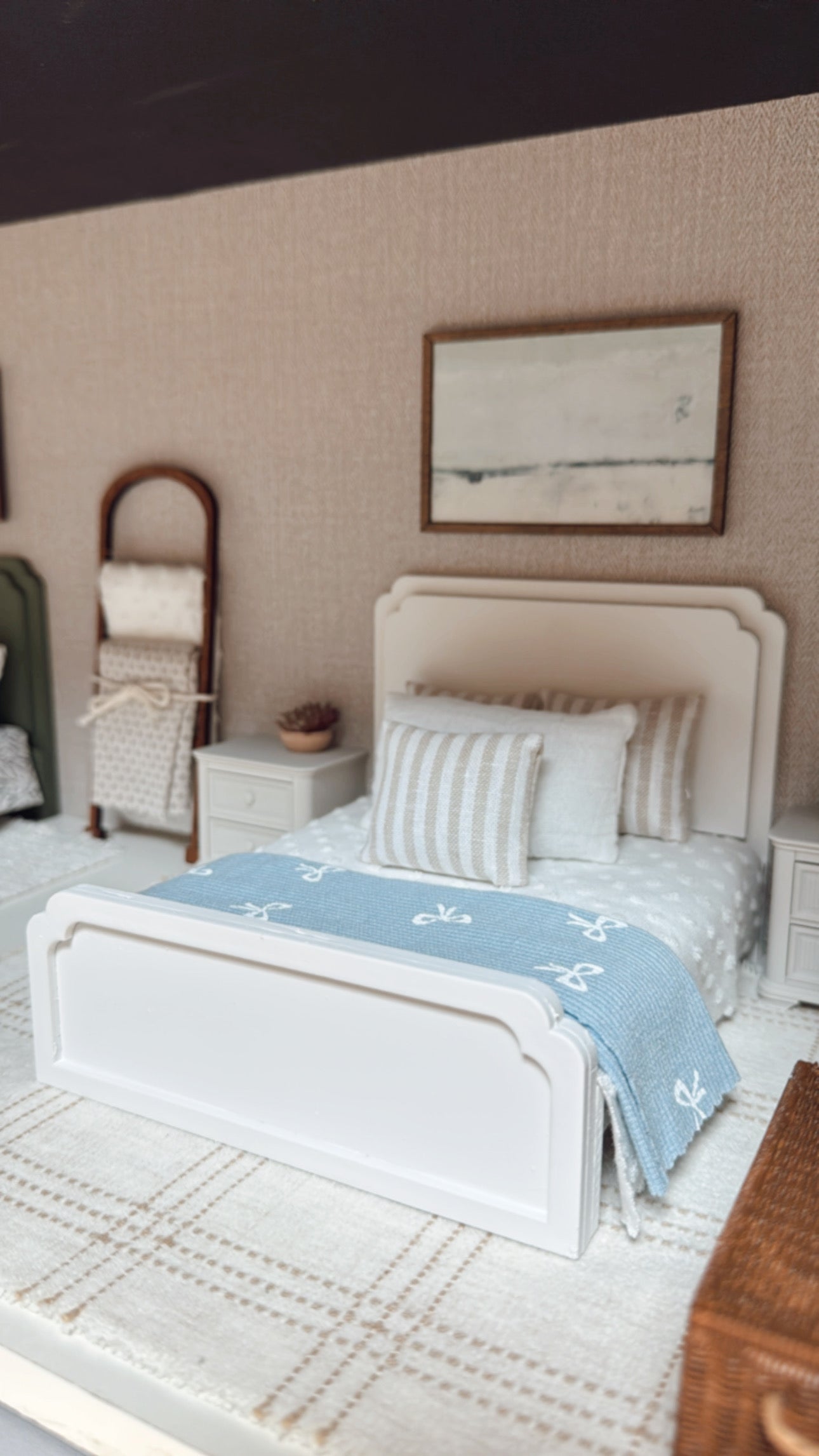 Blue Bow Blanket