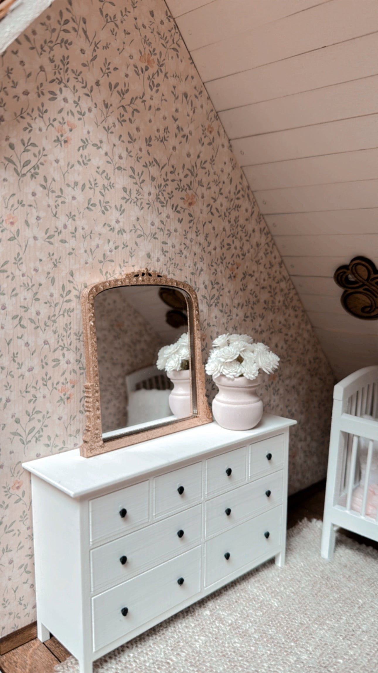 Vintage Inspired Gold Mirror