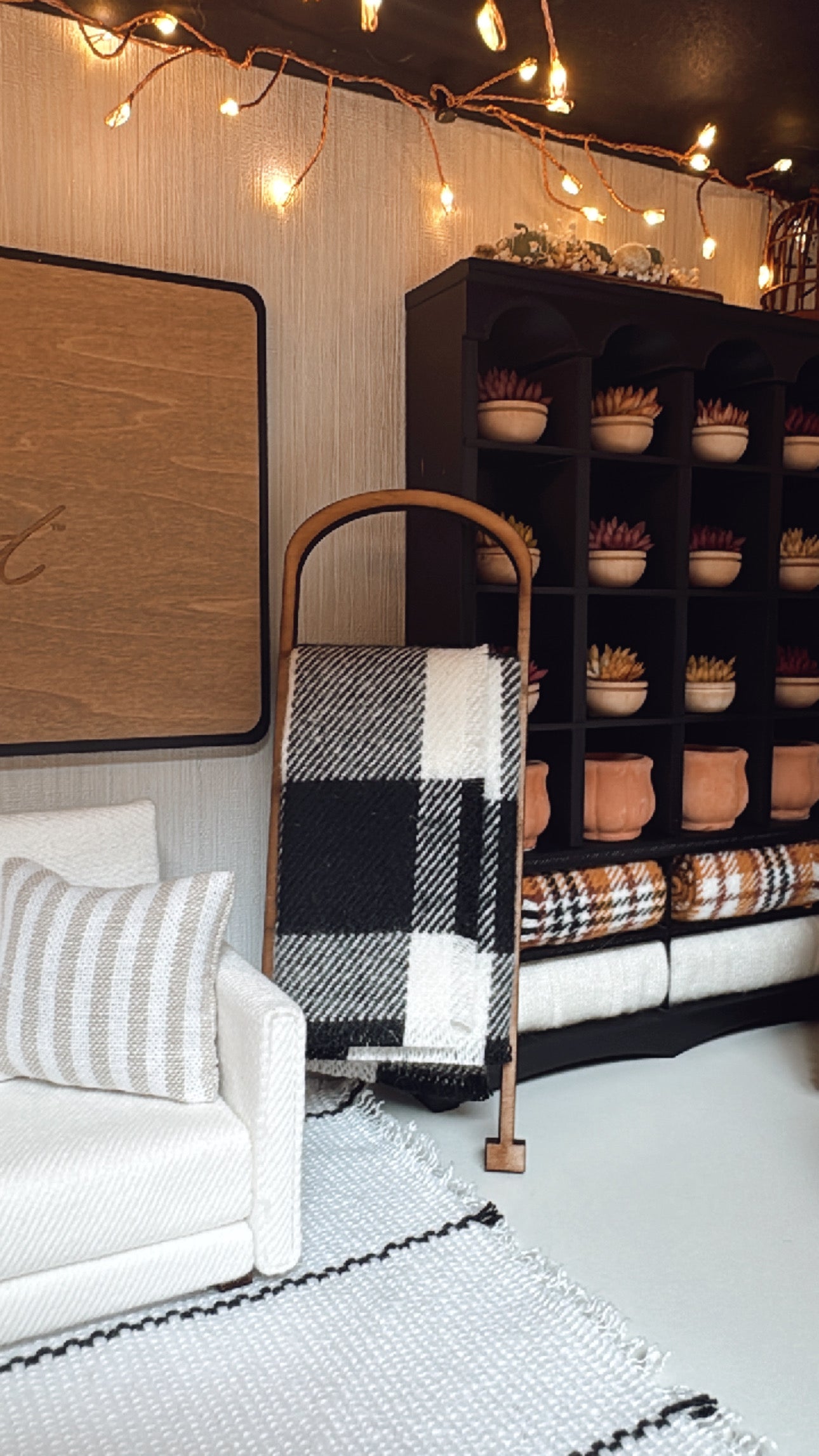 Gingham Flannel Blanket