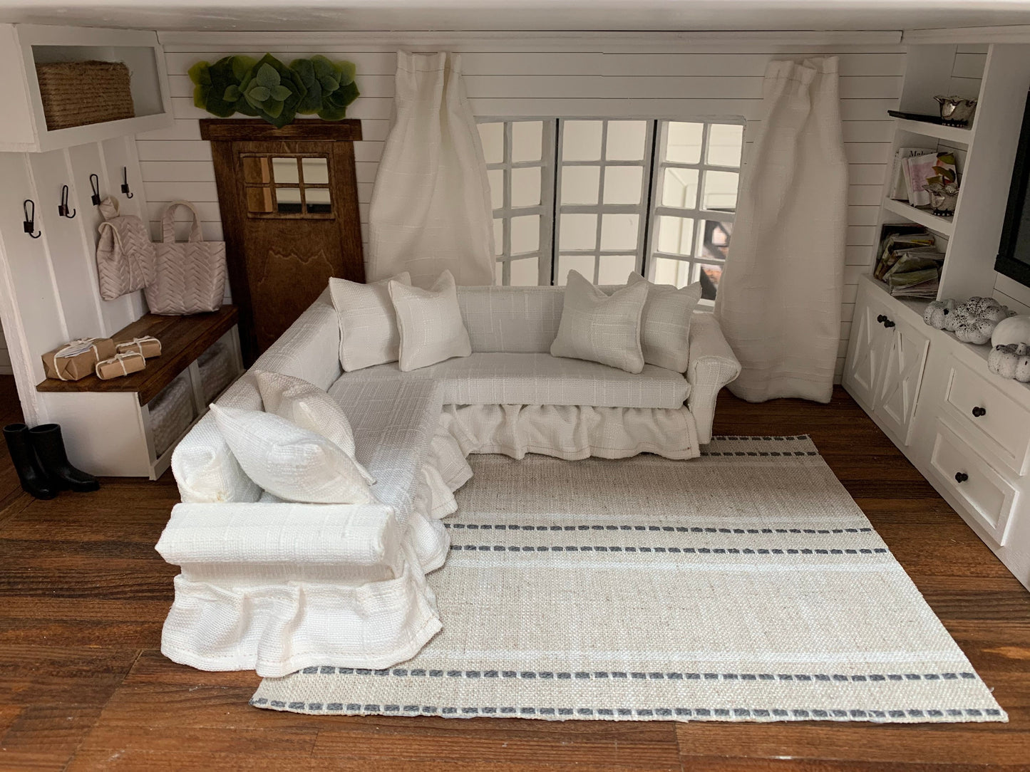 Neutral Textured Area Rug
