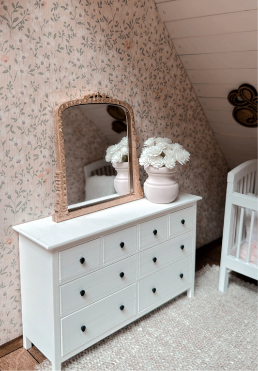 Vintage Inspired Gold Mirror