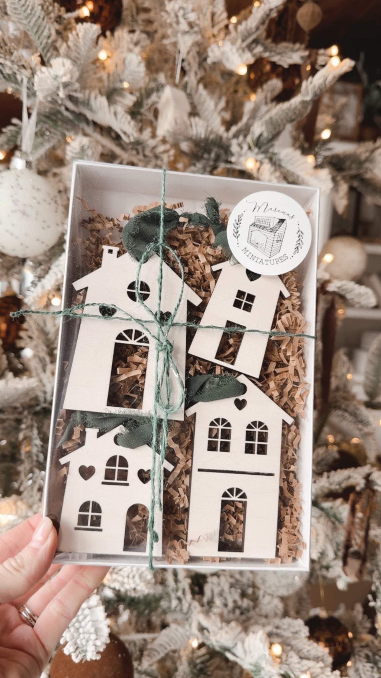 Rustic Christmas Tree Ornaments