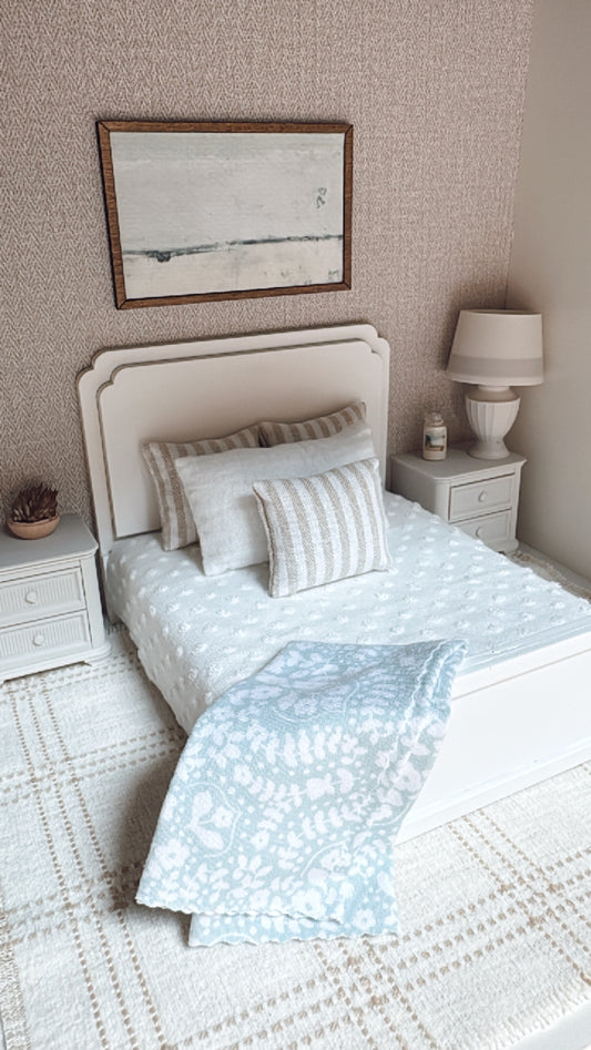 Blue Floral Blanket