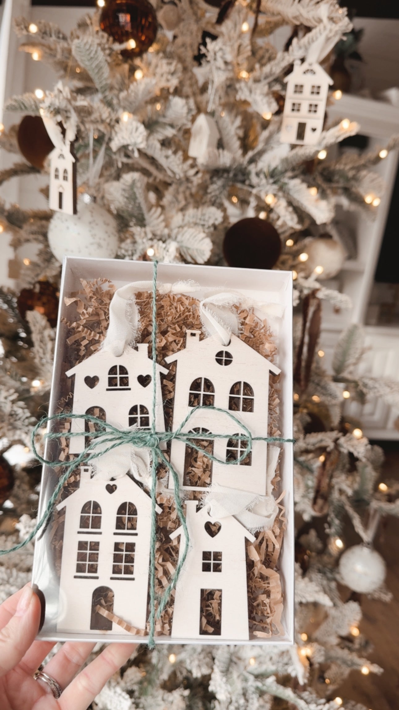 Rustic Christmas Tree Ornaments