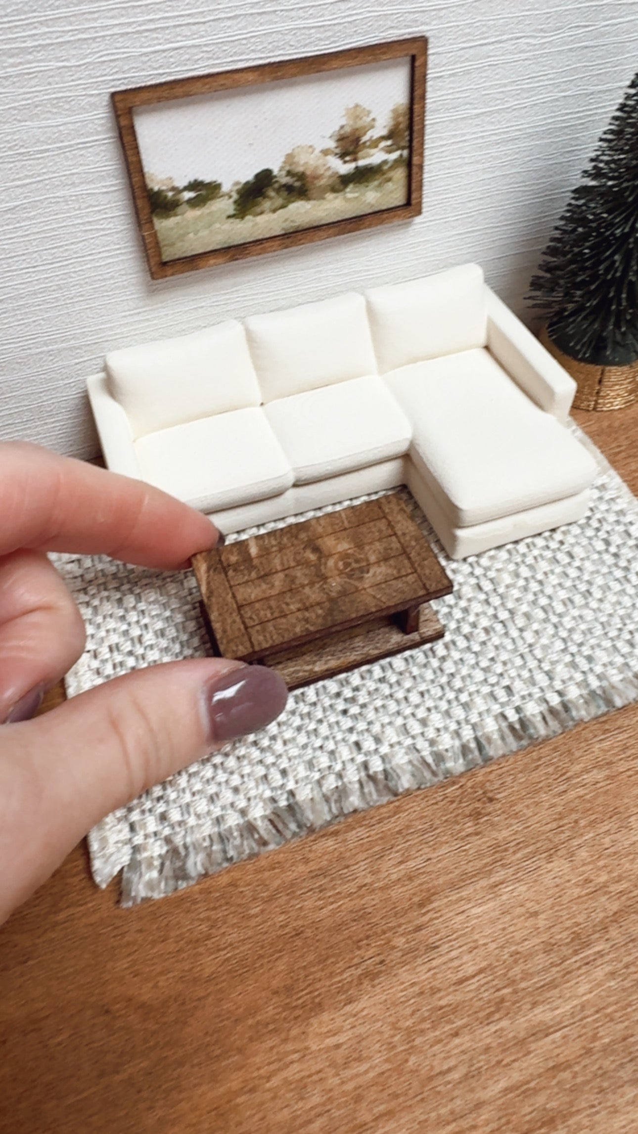 1:24 Scale Coffee Table Kit