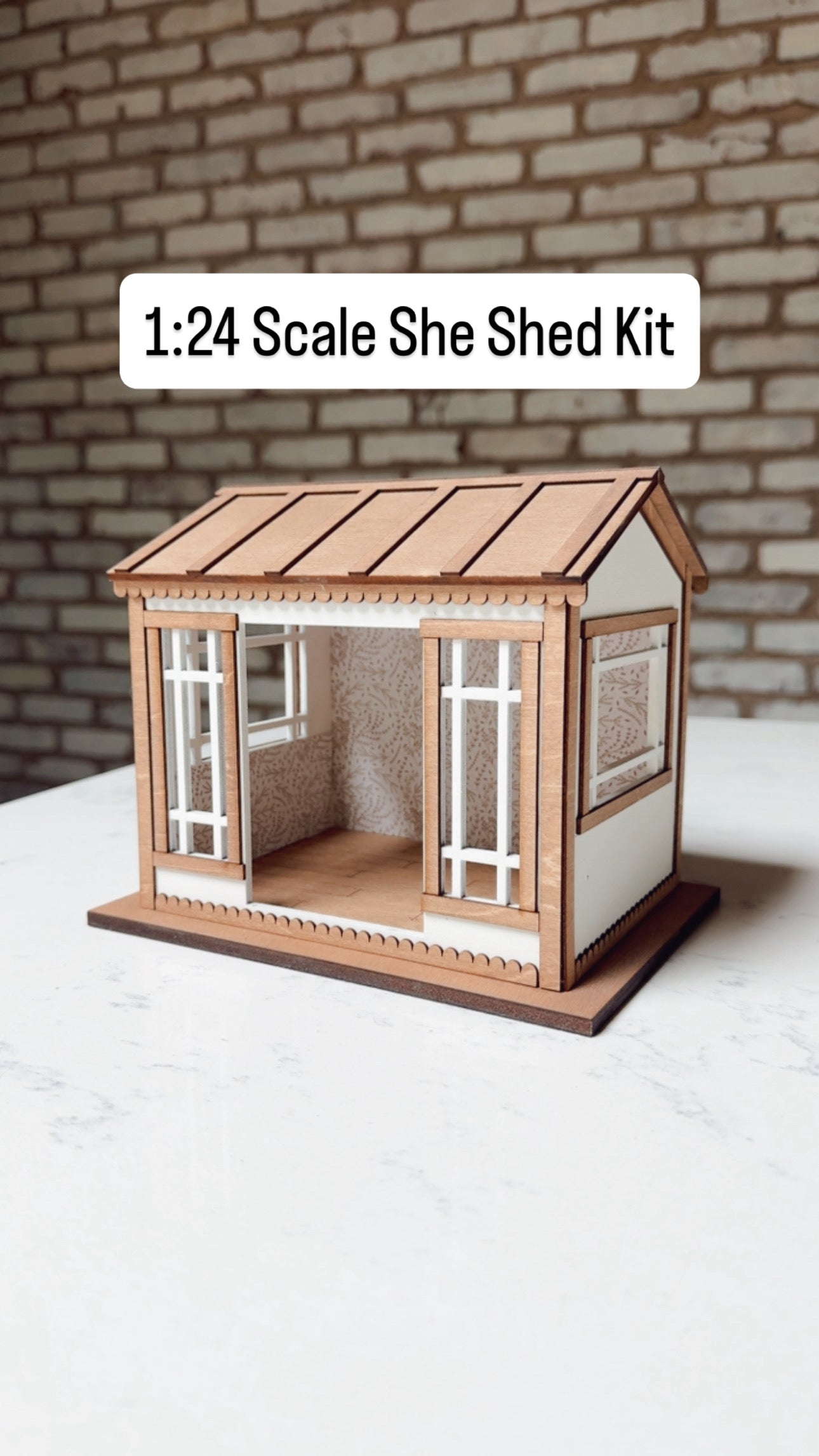 1:24 Scale She Shed Kit