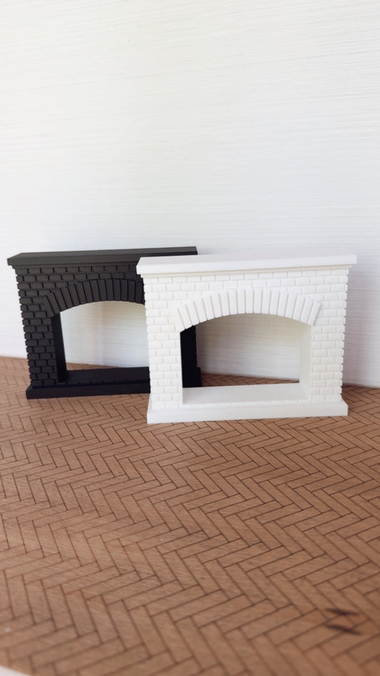 Brick Fireplace