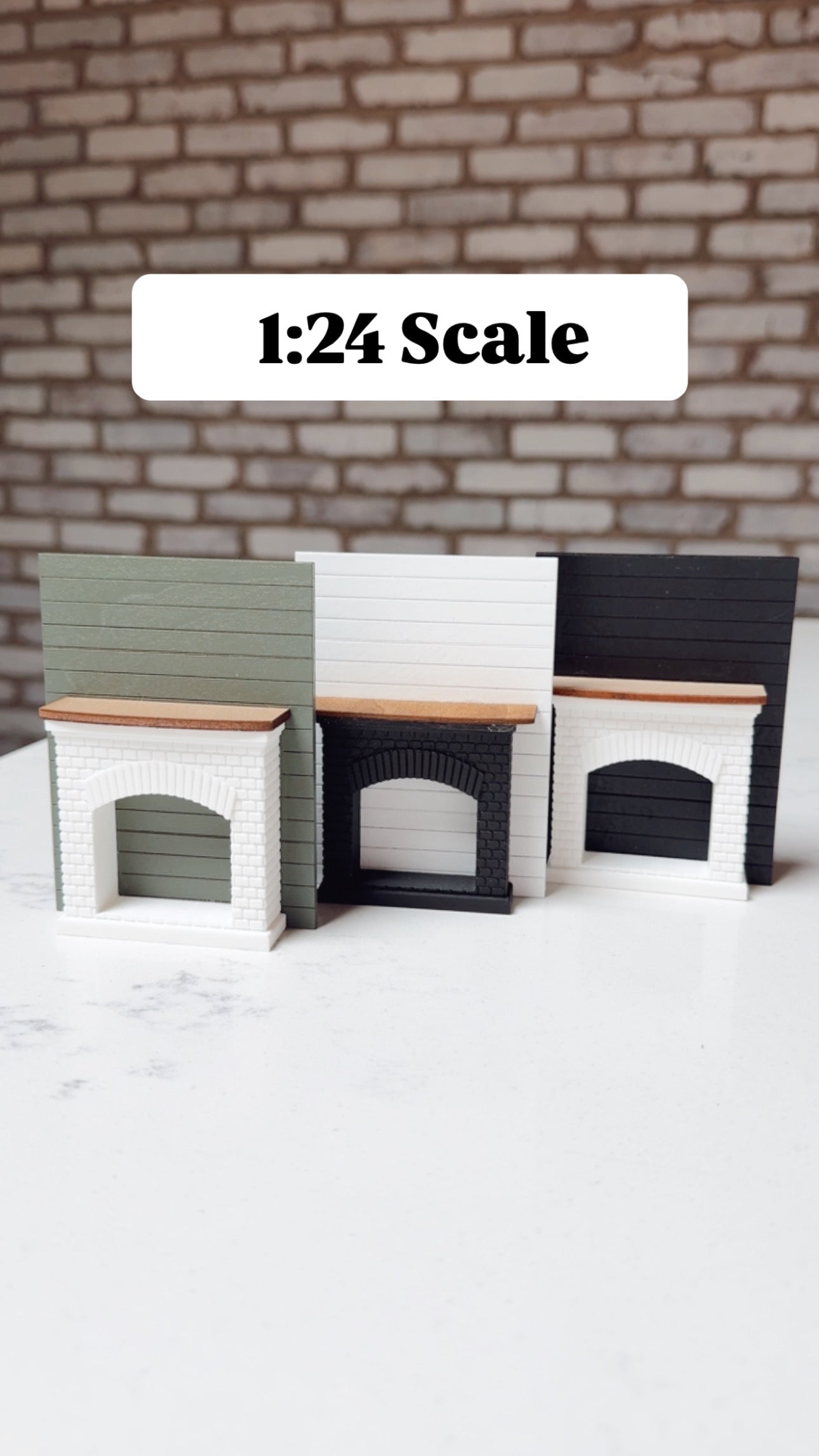 1:24 Scale Fireplace