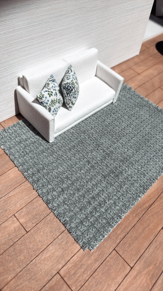Muted Sage Green Rug