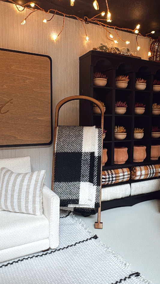 Gingham Flannel Blanket
