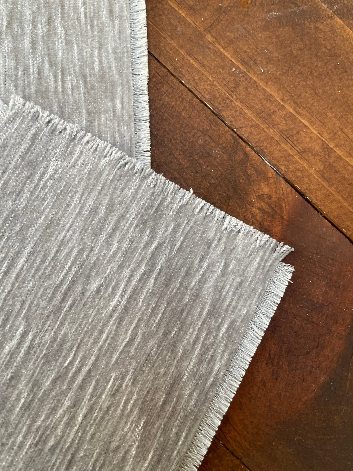 Velvet Grey Area Rug