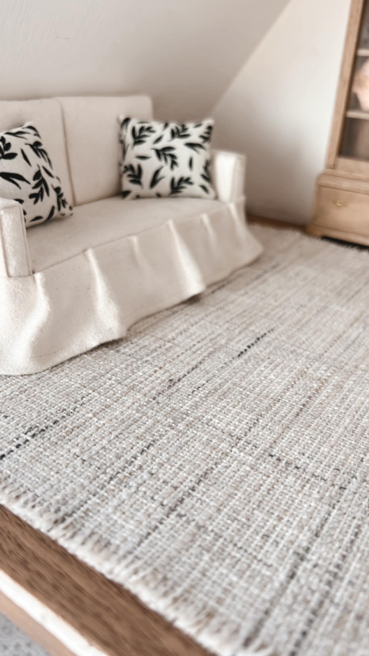 Neutral Woven Area Rug