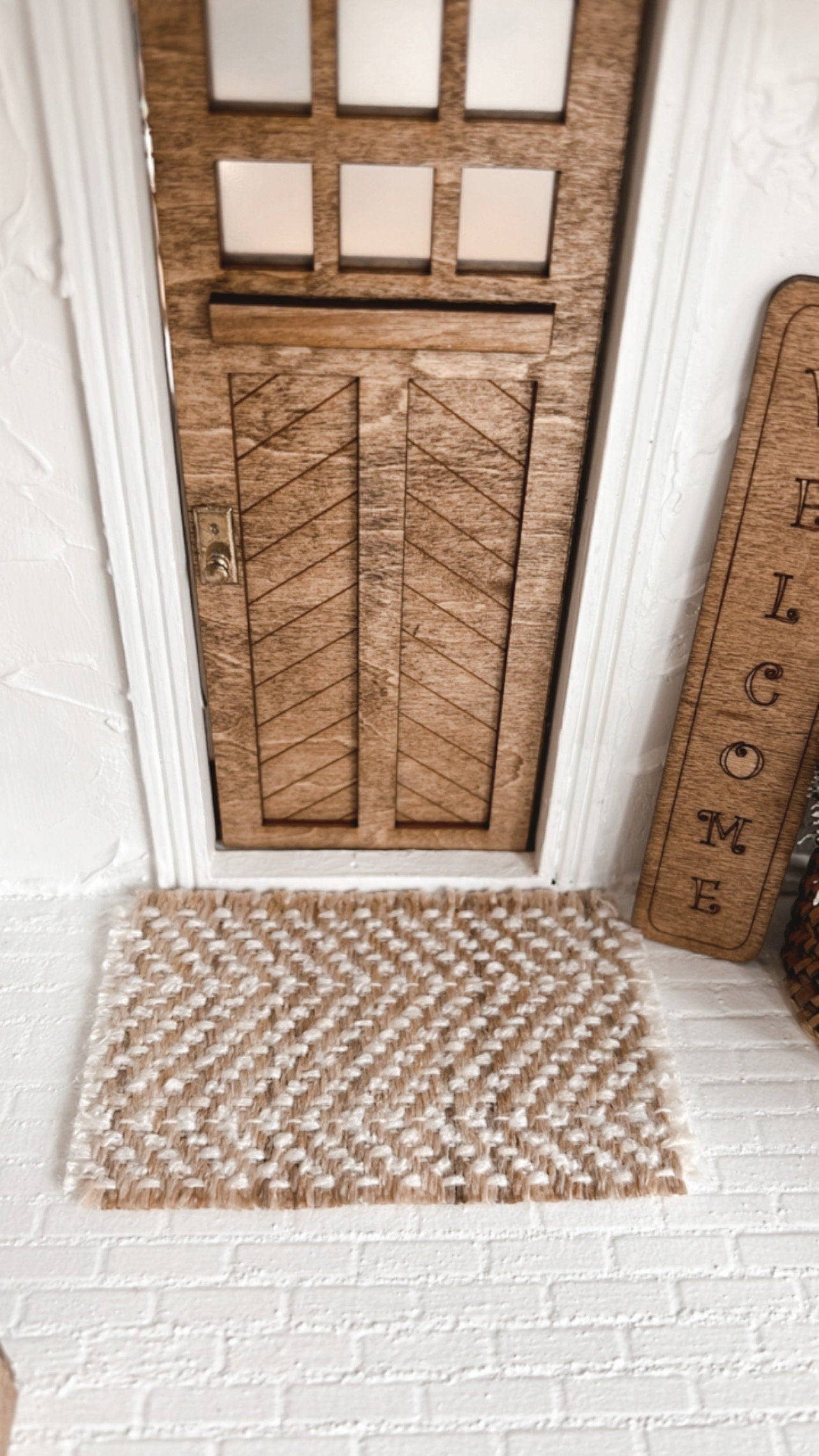 Chevron Woven Doormat