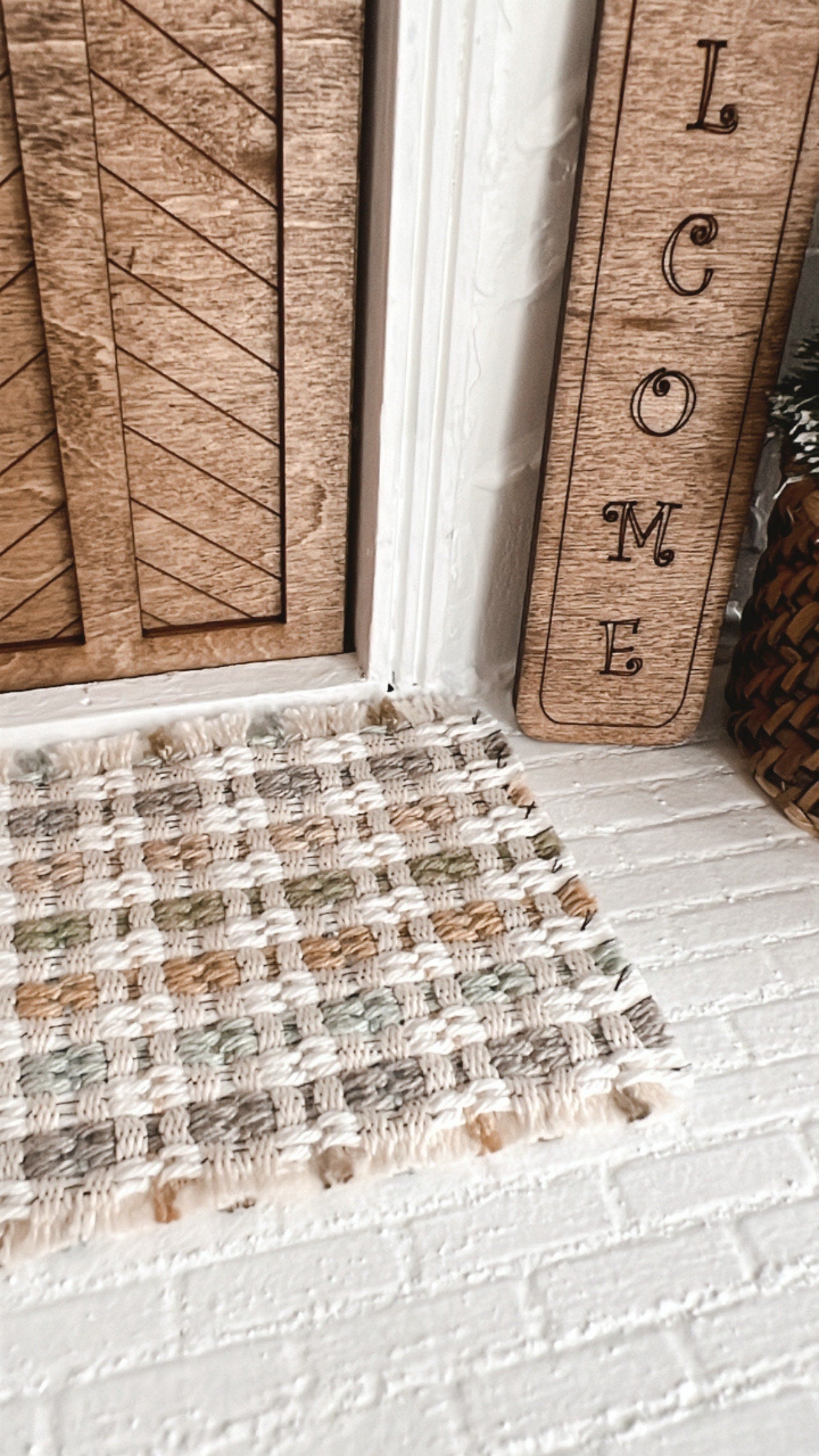 Pastel Woven Doormat