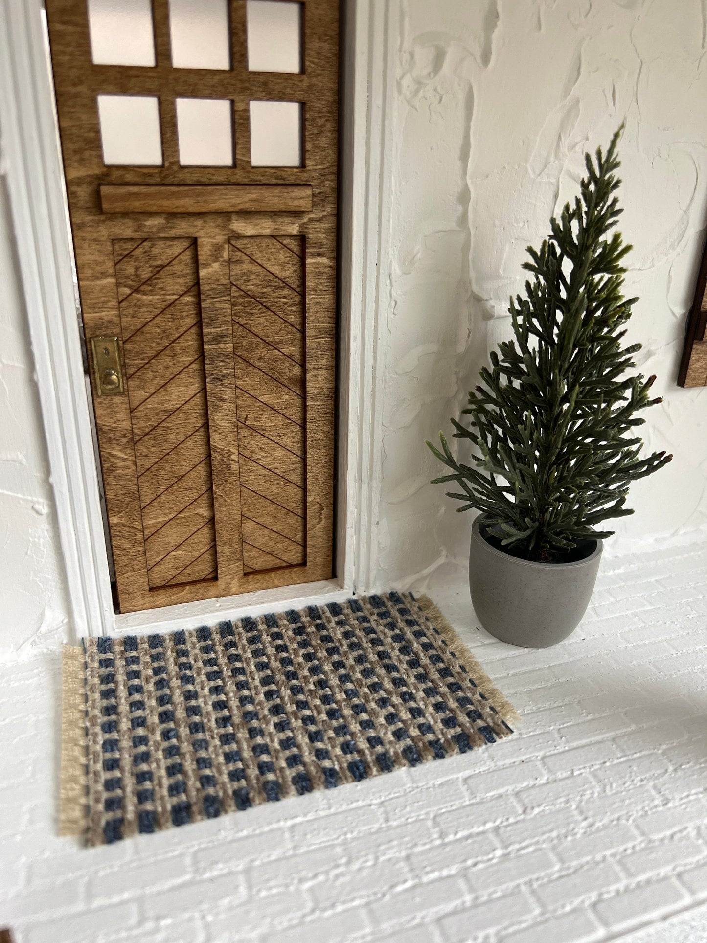 Muted Blue Doormat